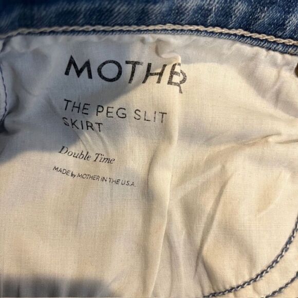 Classic Blue Denim Skirt - Picture 6 of 12